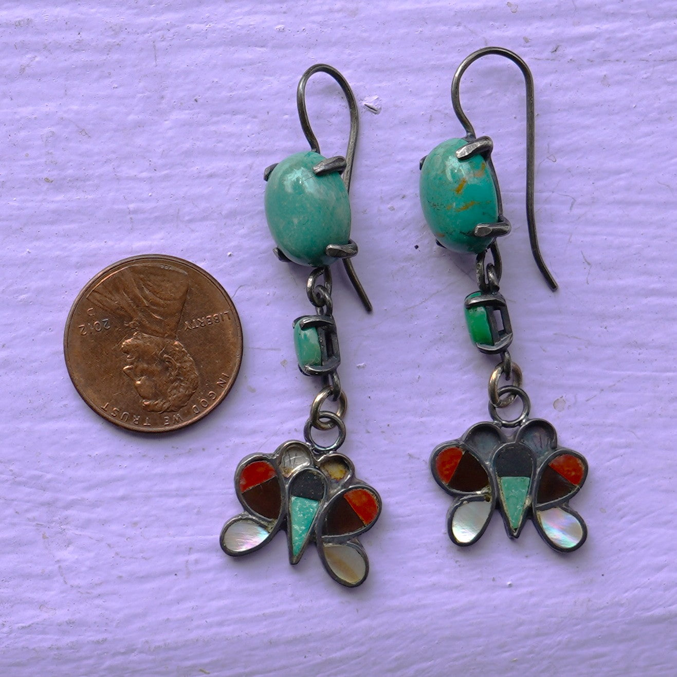 Zuni Butterfly Earrings