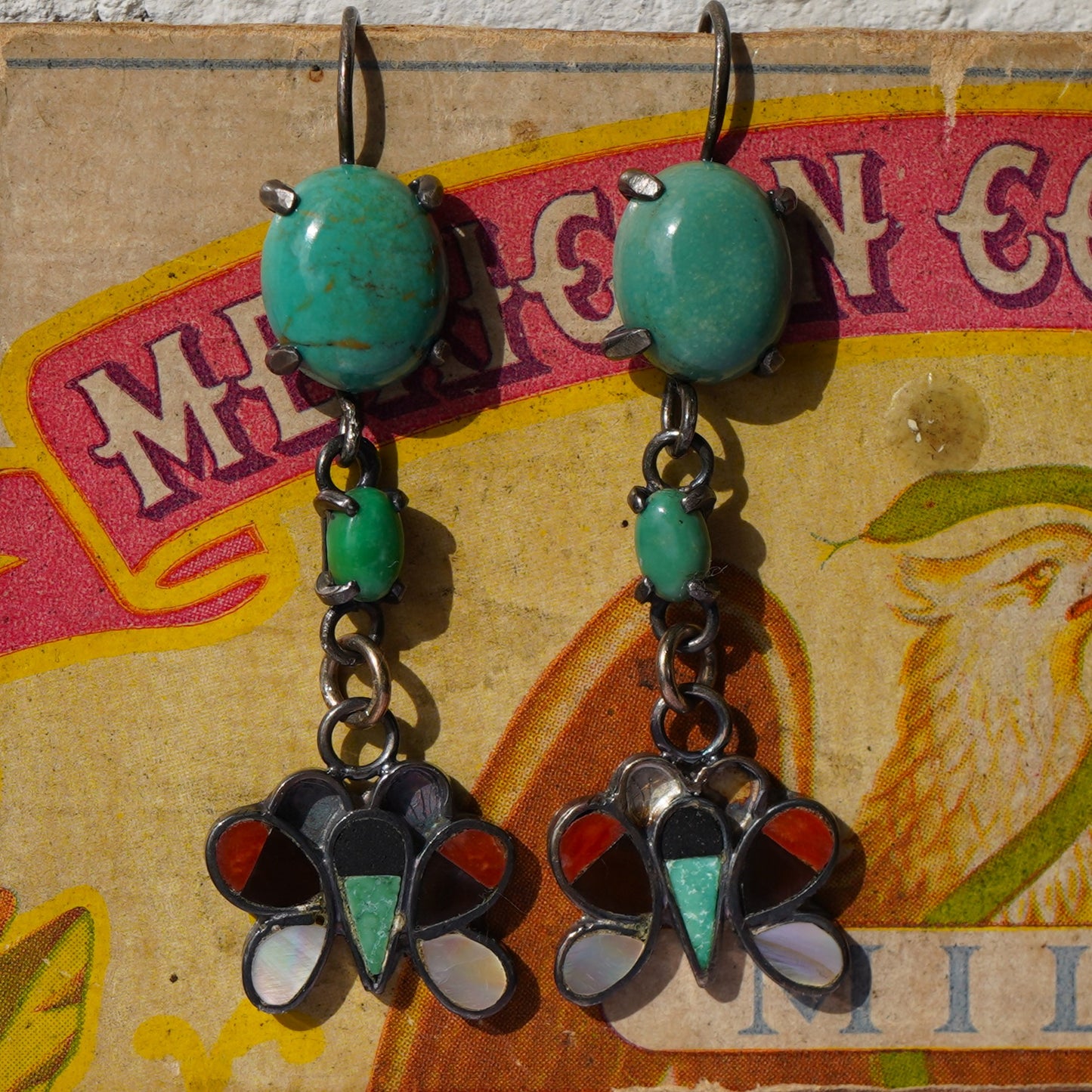 Zuni Butterfly Earrings