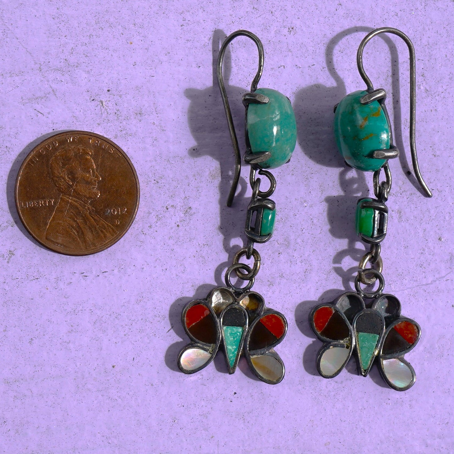 Zuni Butterfly Earrings