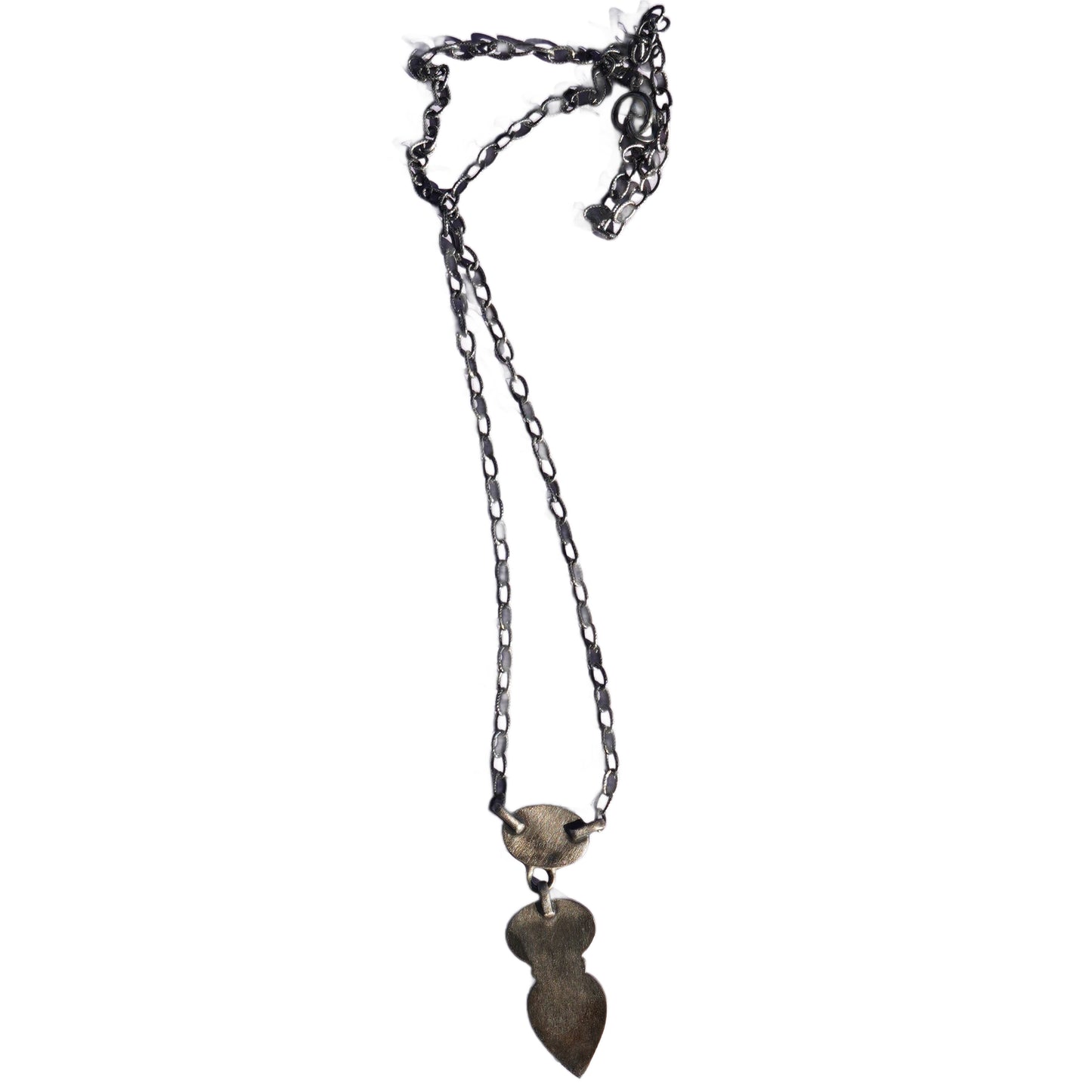 Sterling Silver Emerald Valley Turquoise Lariat Style Necklace