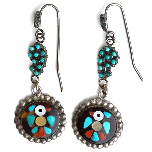 Vintage Peyote Bird Earrings