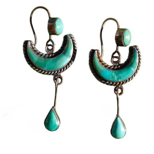Vintage Federico Turquoise Earrings