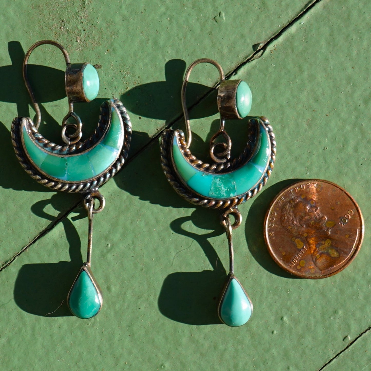 Vintage Federico Turquoise Earrings