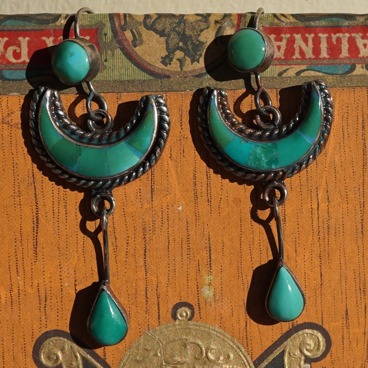 Vintage Federico Turquoise Earrings