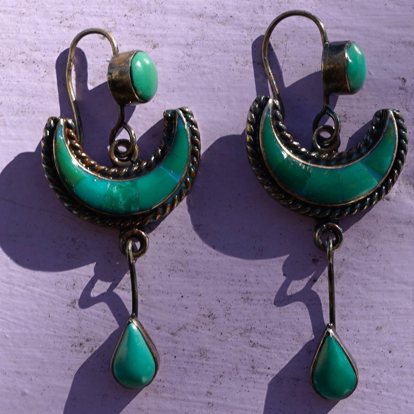 Vintage Federico Turquoise Earrings