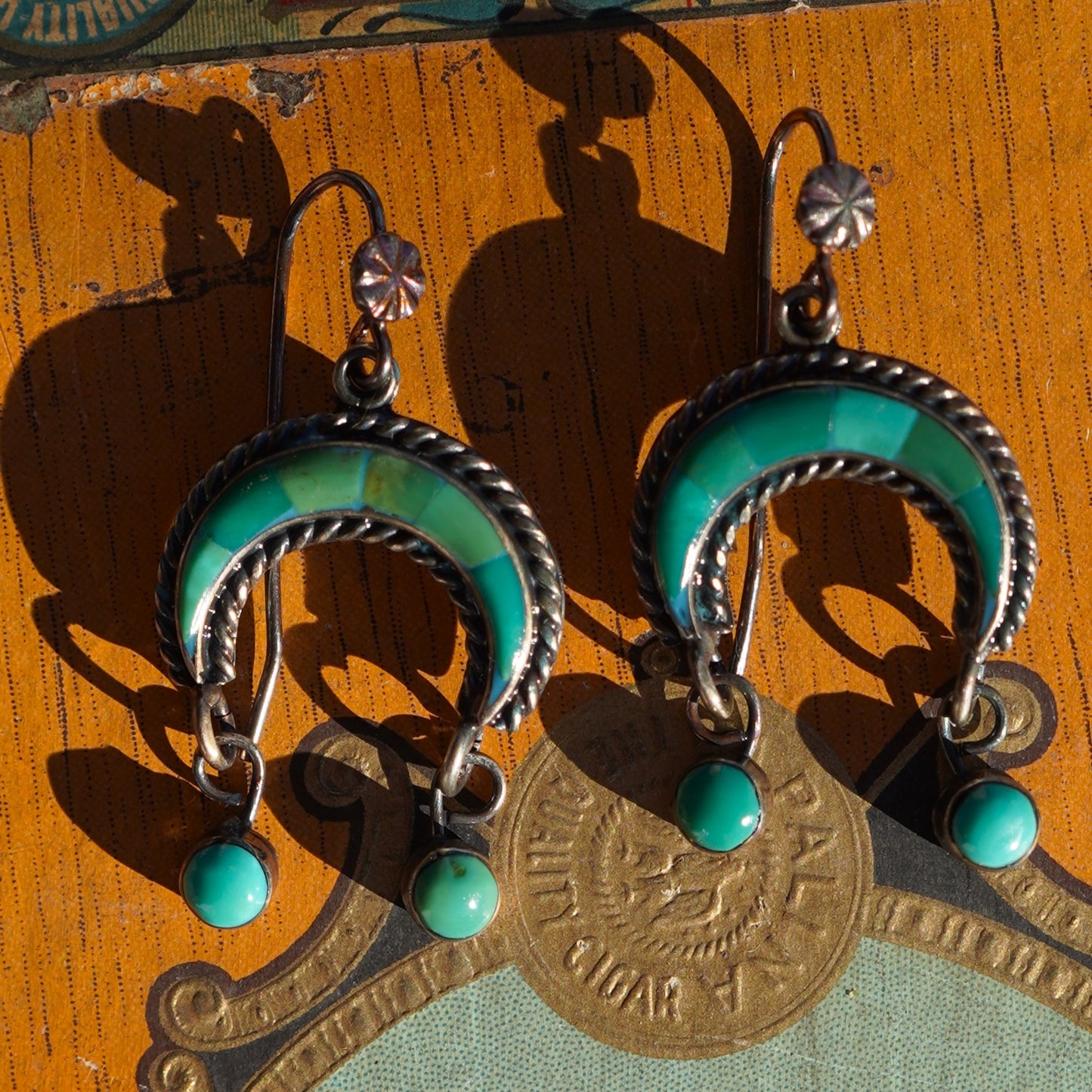 Vintage Federico Turquoise Earrings