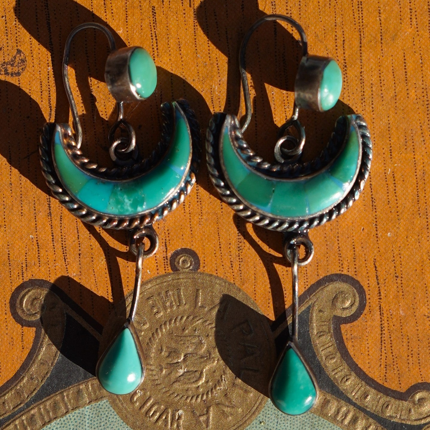 Vintage Federico Turquoise Earrings