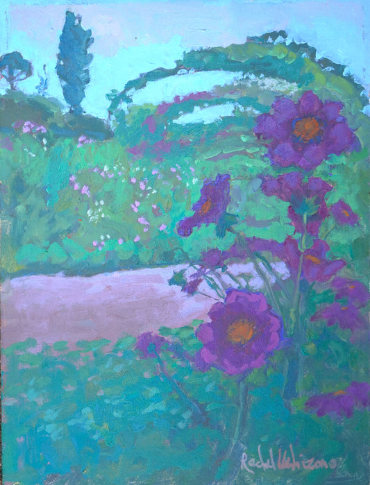 Giverny Landscape Painting By Rachel Uchizono