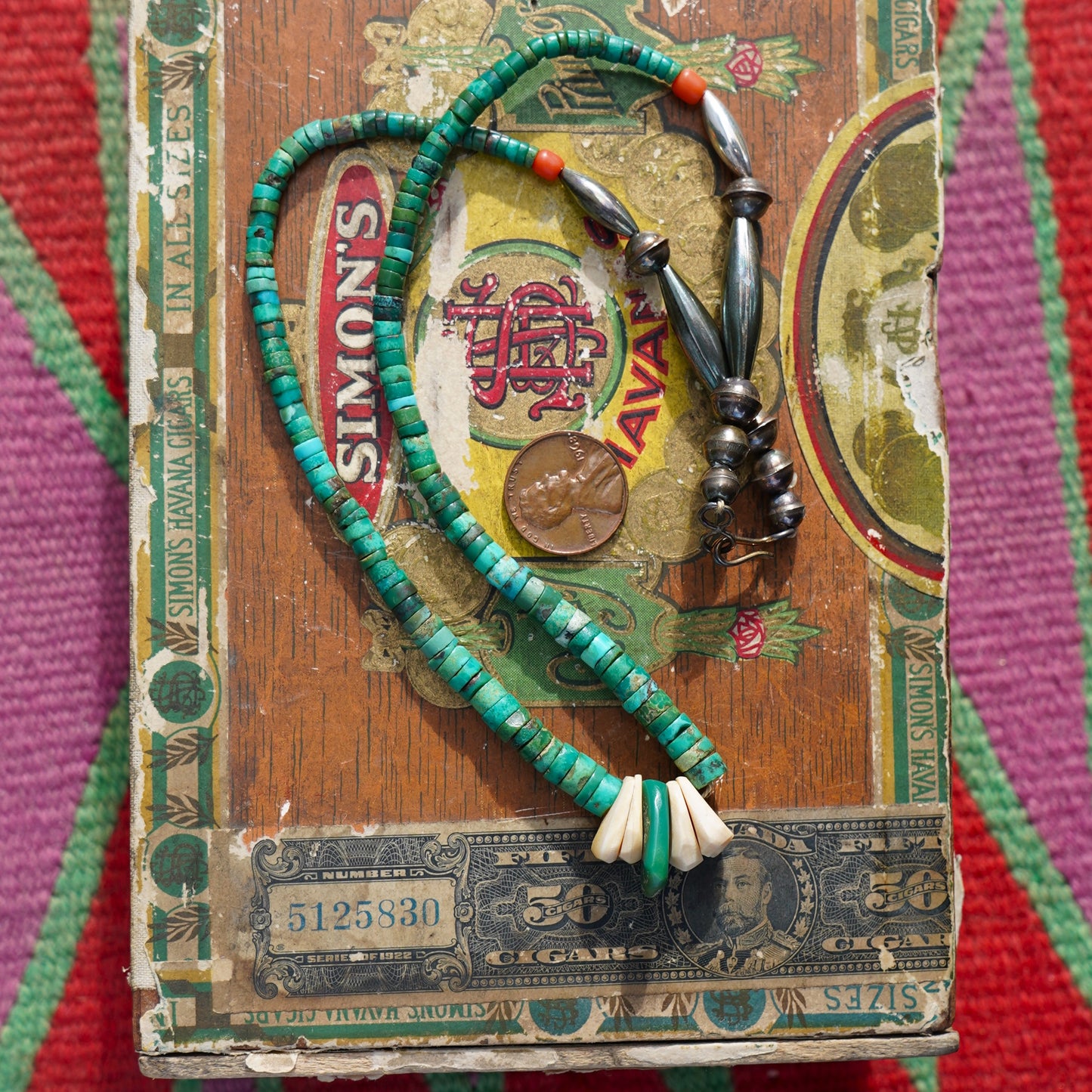 Old Jacla Turquoise Necklace