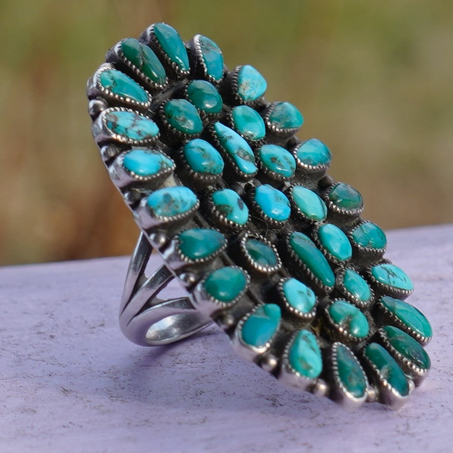 1930's Zuni Turquoise Ring