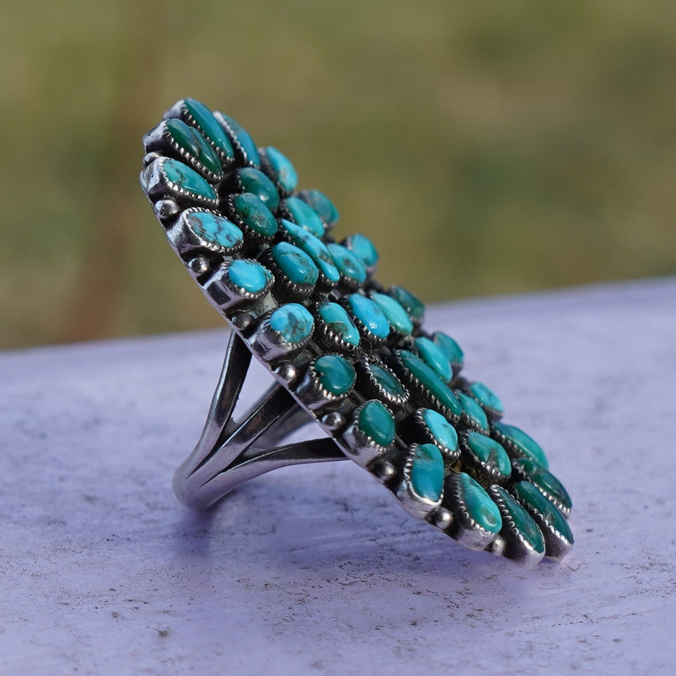 1930's Zuni Turquoise Ring