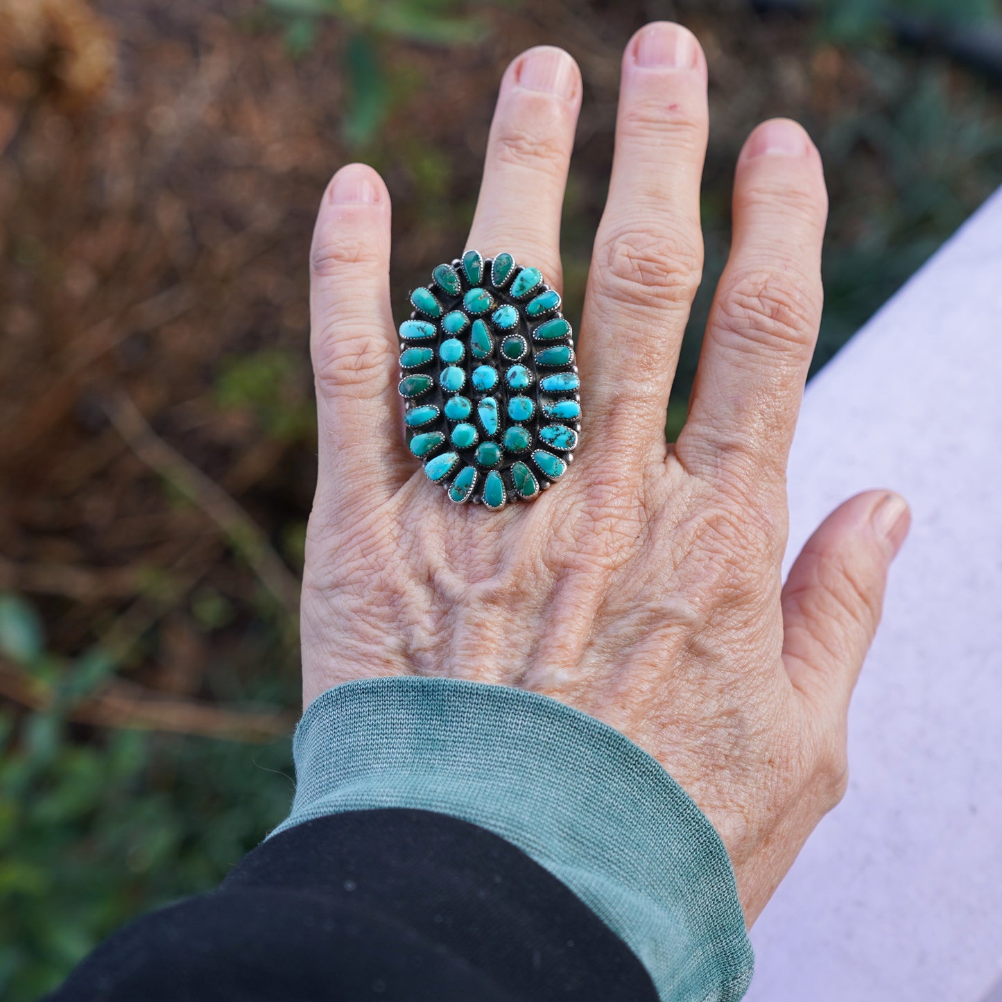 1930's Zuni Turquoise Ring