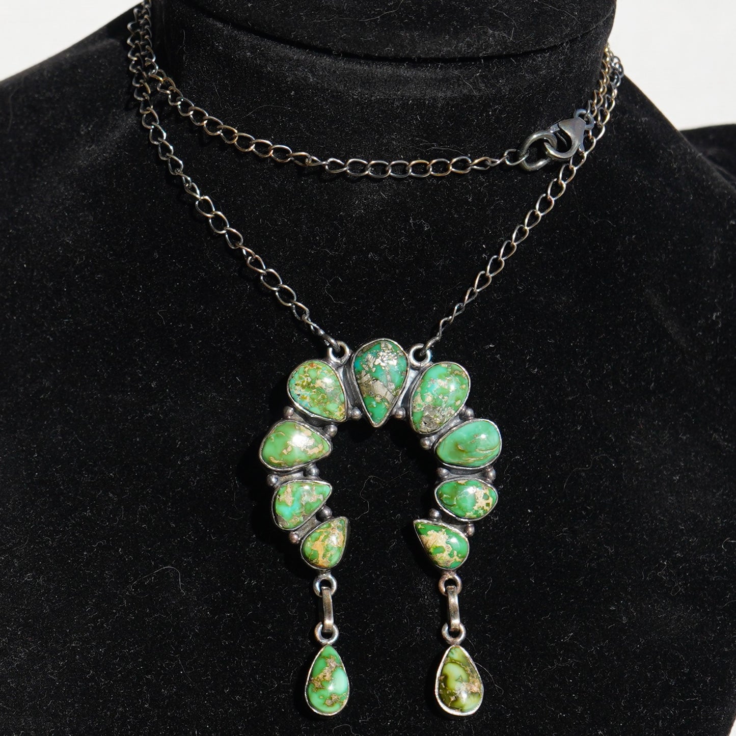 Sonoran Gold Turquoise Naja Necklace