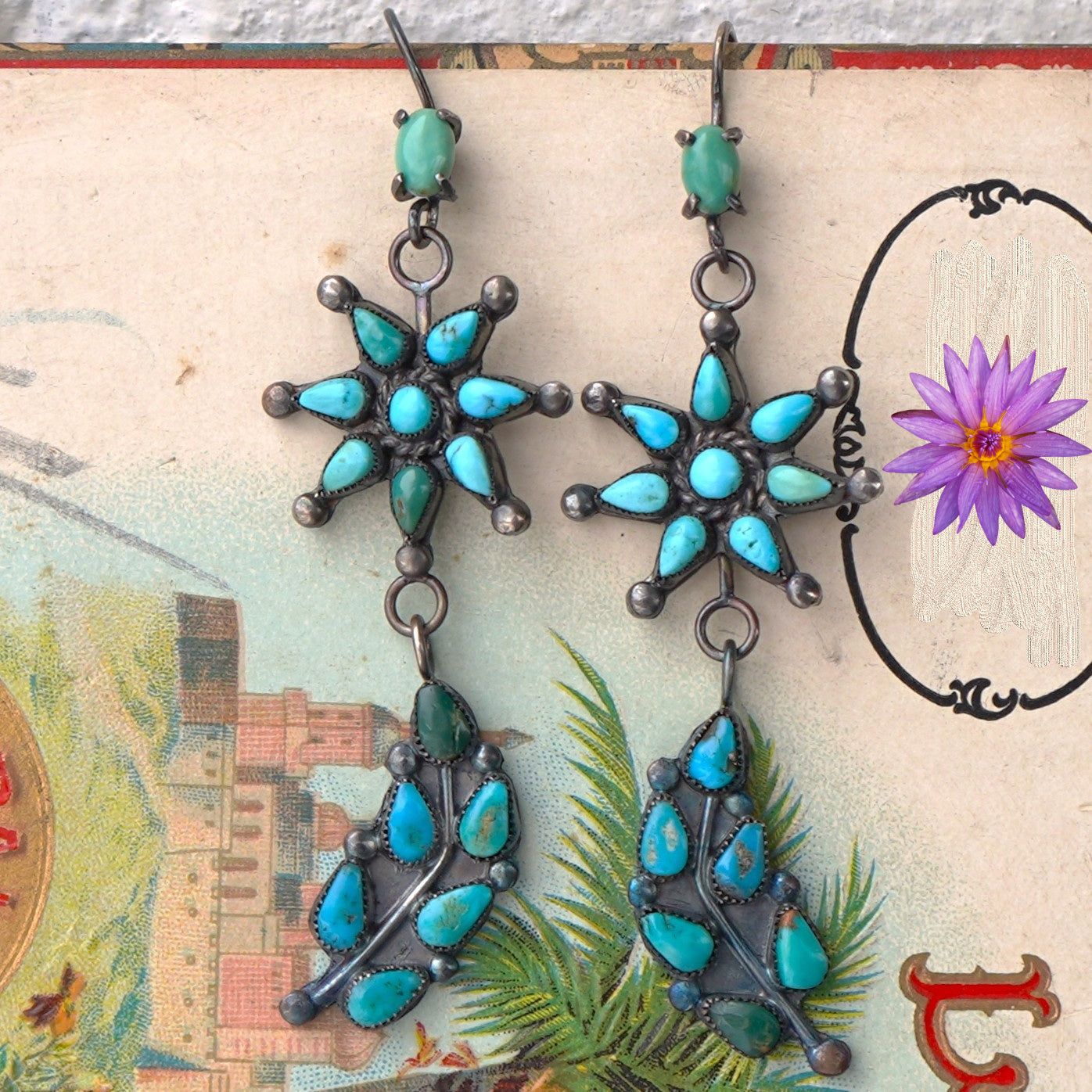 Vintage Turquoise Navajo Earrings