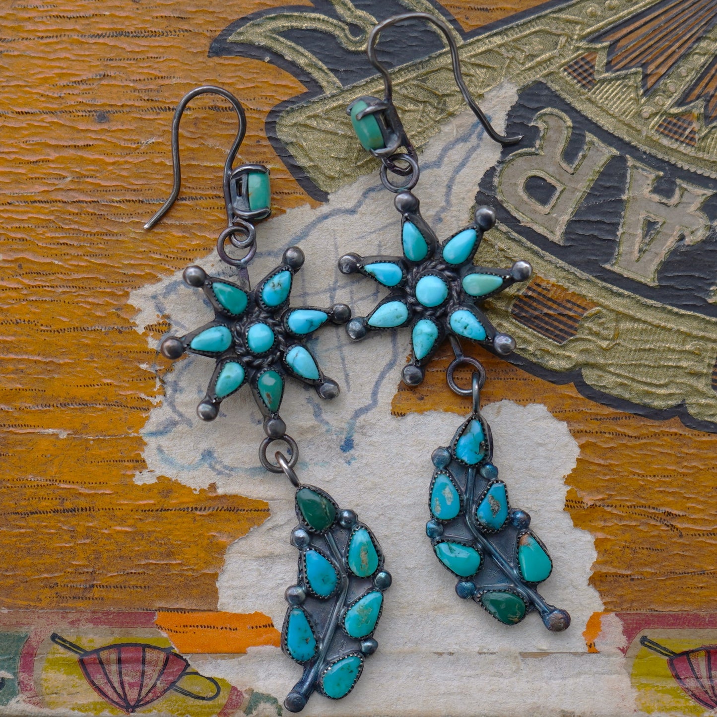 Vintage Turquoise Navajo Earrings