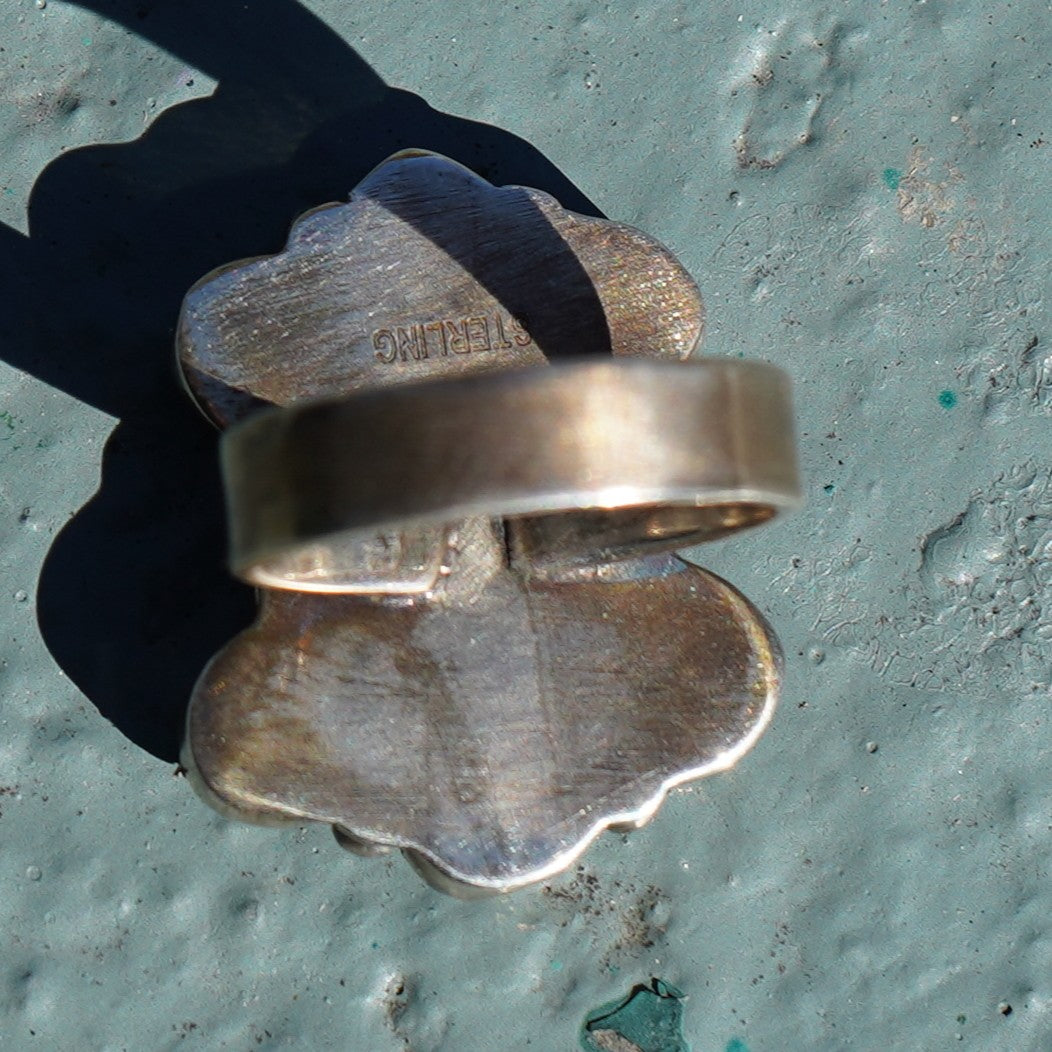 Sonoran Gold Turquoise Ring Sterling Silver