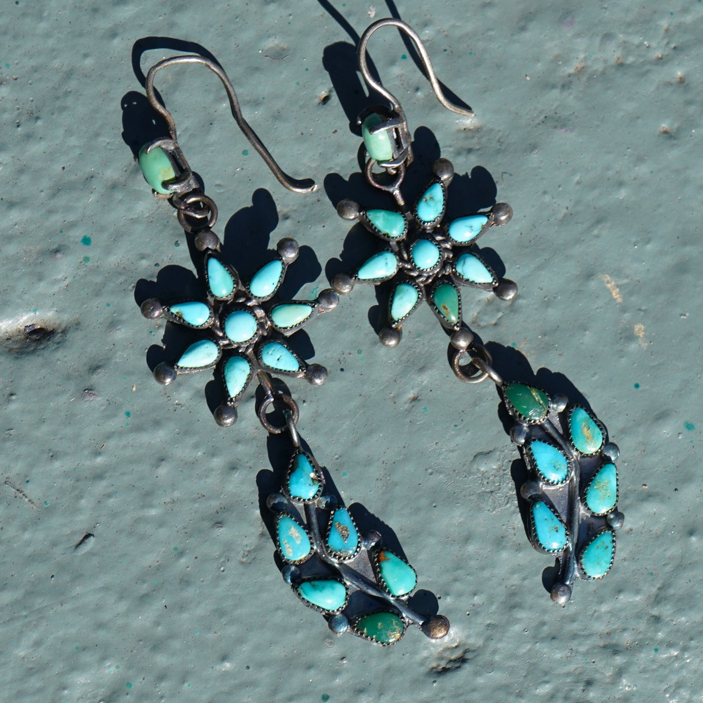 Vintage Turquoise Navajo Earrings