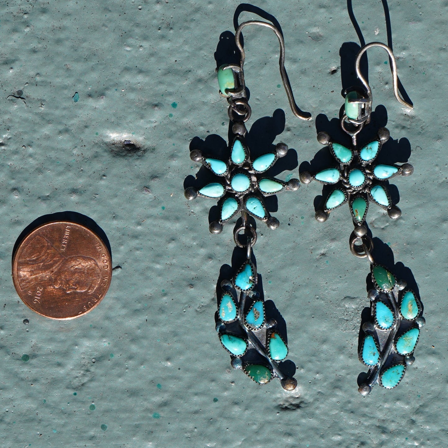 Vintage Turquoise Navajo Earrings