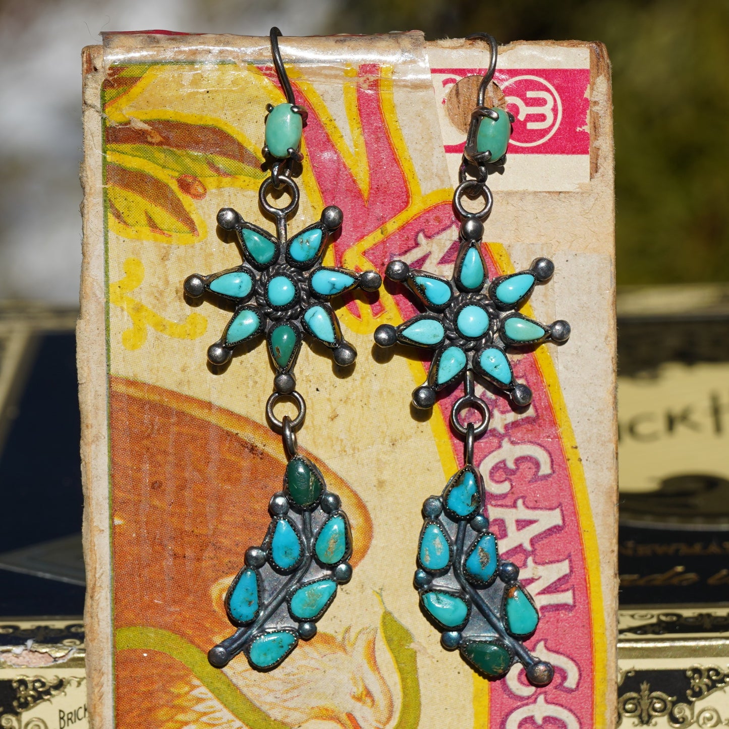 Vintage Turquoise Navajo Earrings