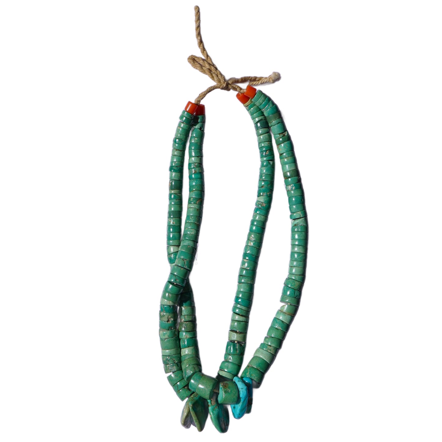 1930's Santo Domingo Green Turquoise Jacla