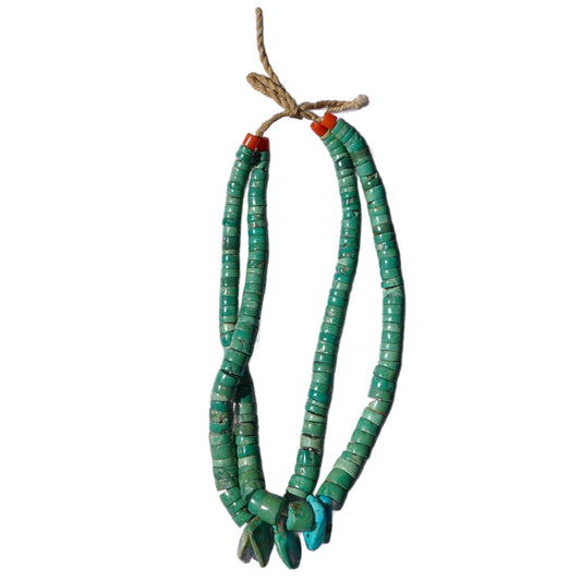 1930's Santo Domingo Green Turquoise Jacla