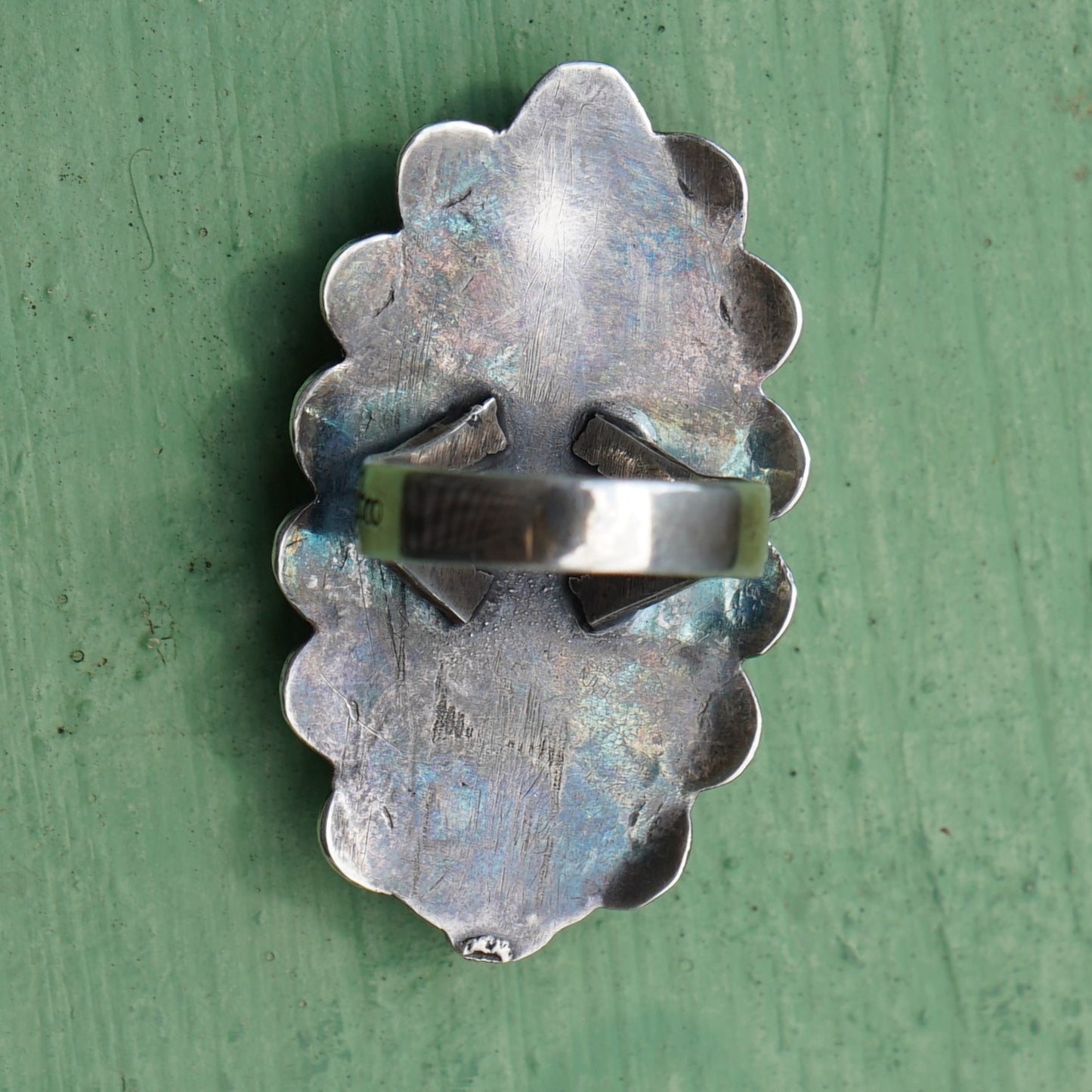 Pilot Mountain Turquoise Vintage Ring Sterling