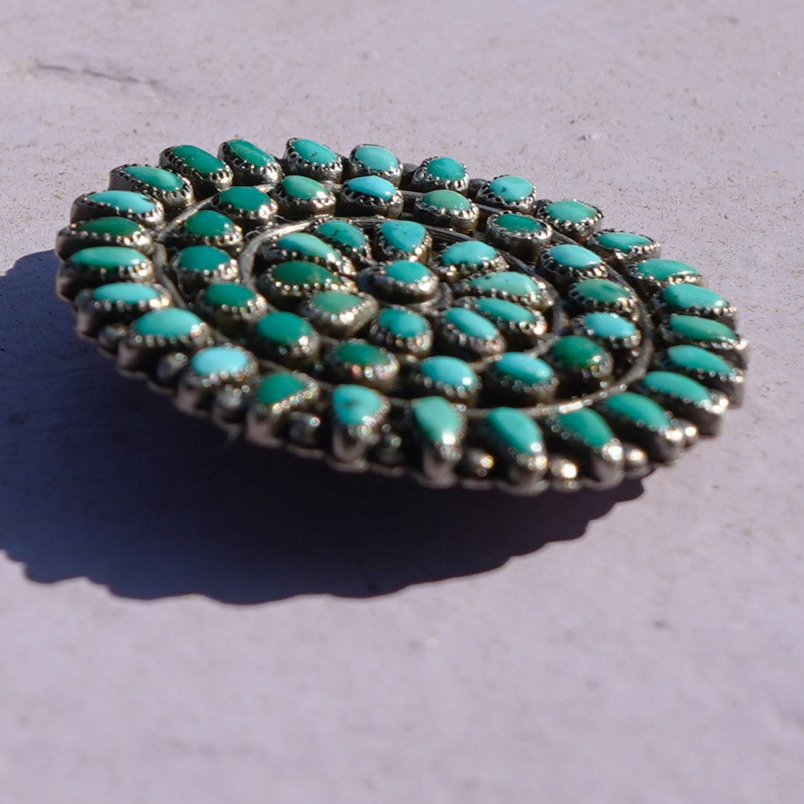 Vintage Turquoise Pin