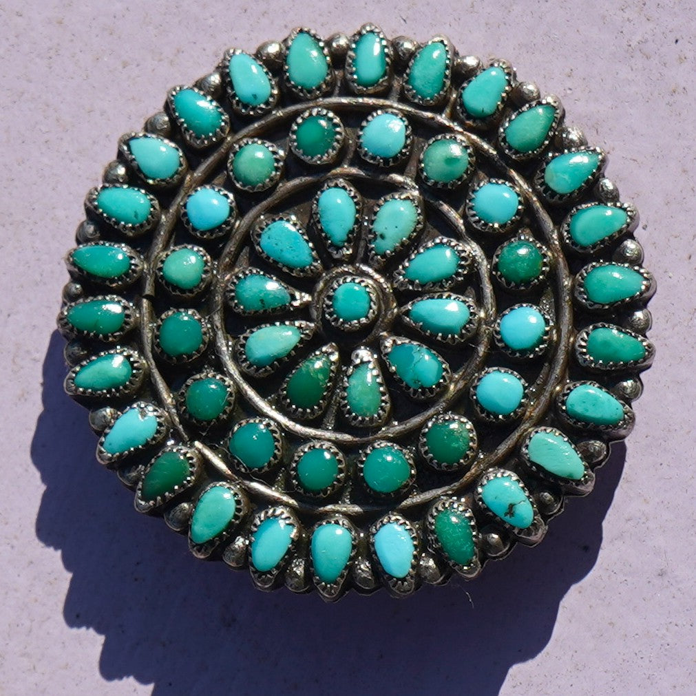 Vintage Turquoise Pin