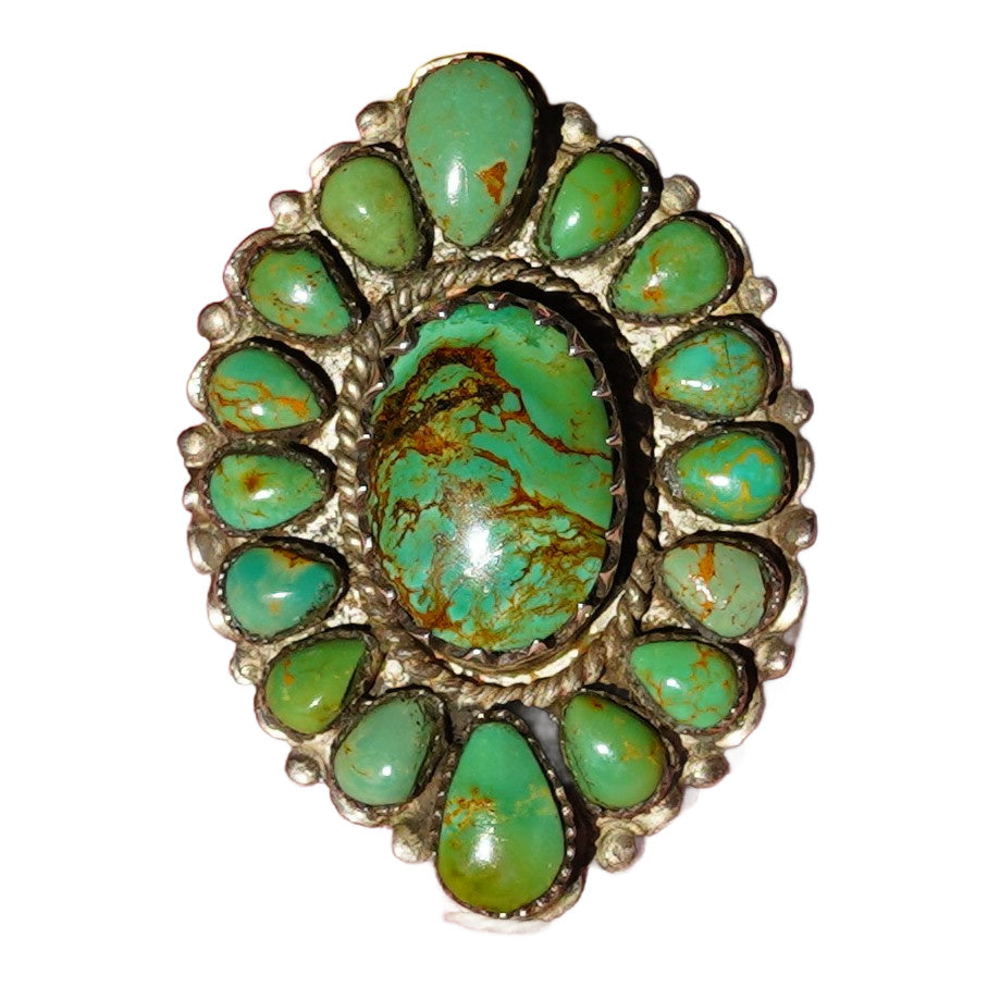 Southwest Style Royston Turquoise Large Ring