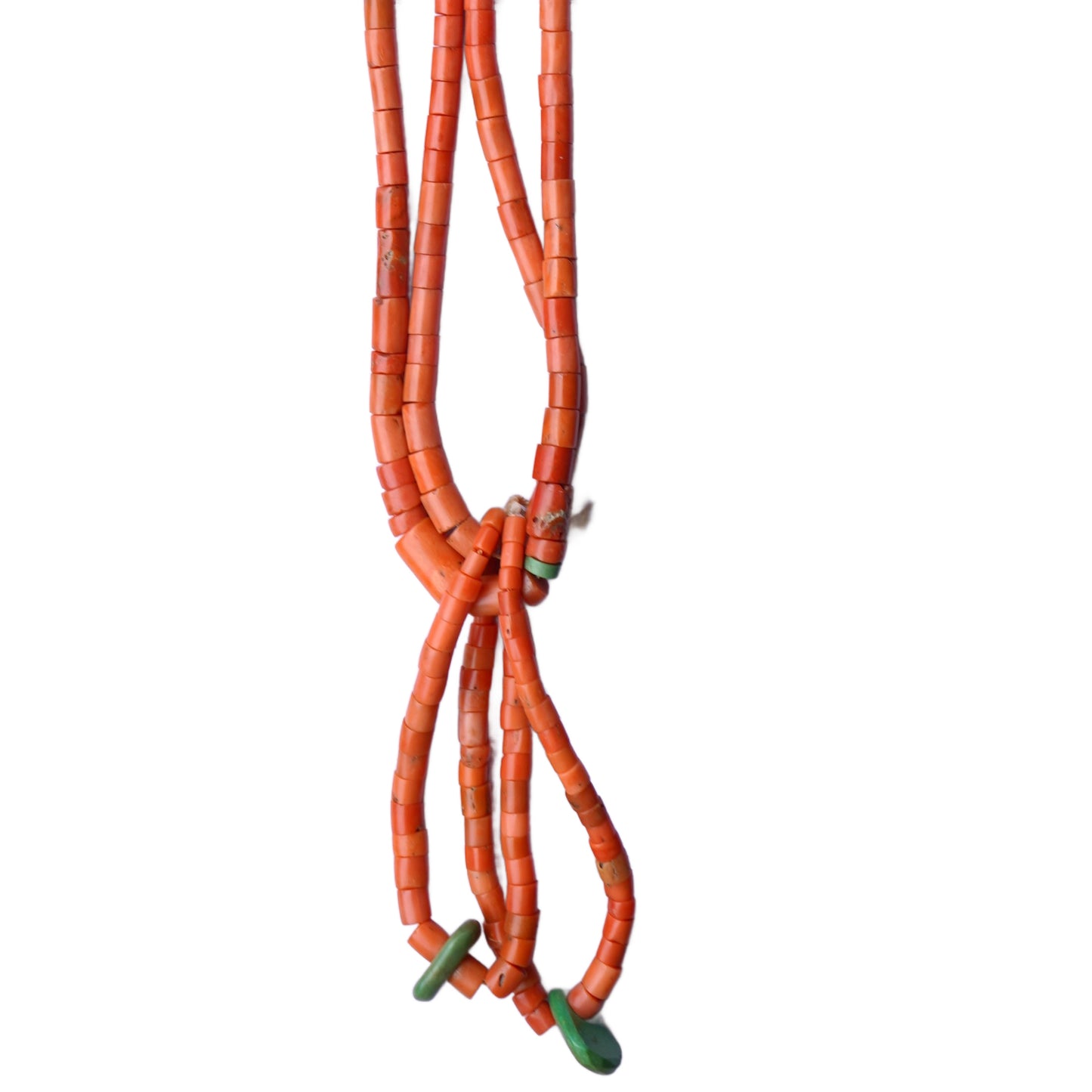 Antique Coral Southwest Style Necklace