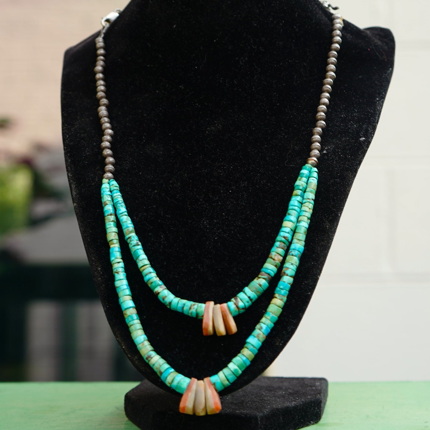 Vintage Turquoise Jacla Necklace