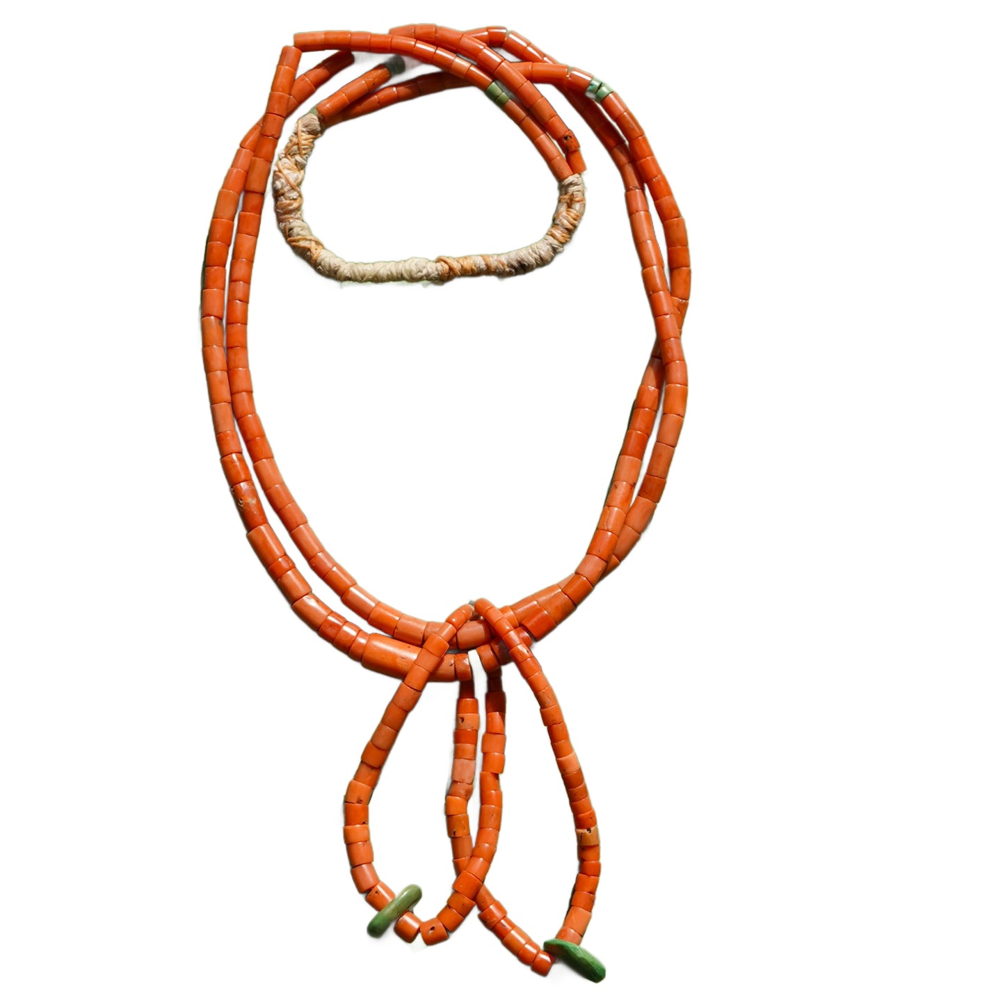 Antique Coral Southwest Style Necklace