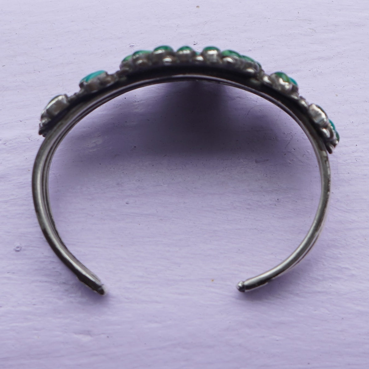 Vintage Green Turquoise Bracelet