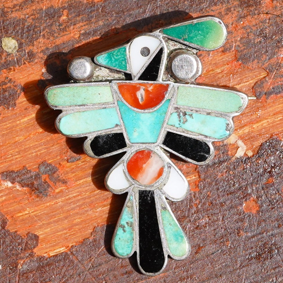 Vintage Sterling Thunderbird Pin