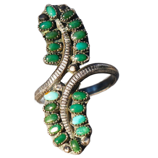 Vintage Zuni Turquoise Ring