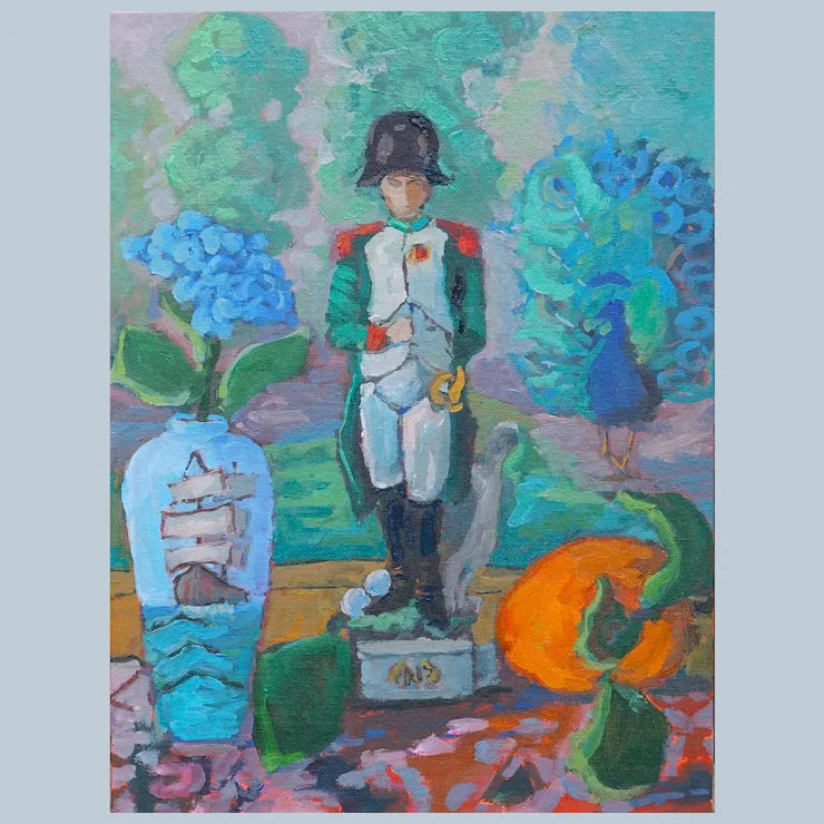 Napoleon Figure Still Life Painting By Rachel Uchizono