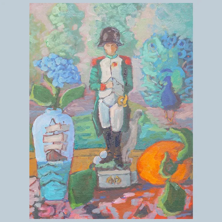 Napoleon Figure Still Life Painting By Rachel Uchizono