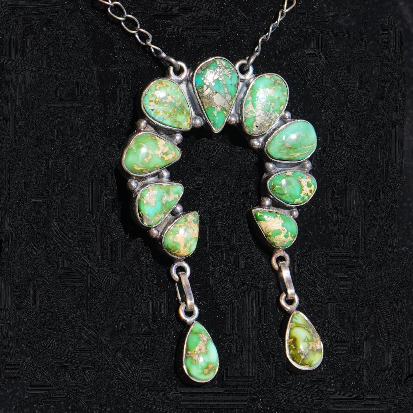 Sonoran Gold Turquoise Naja Necklace