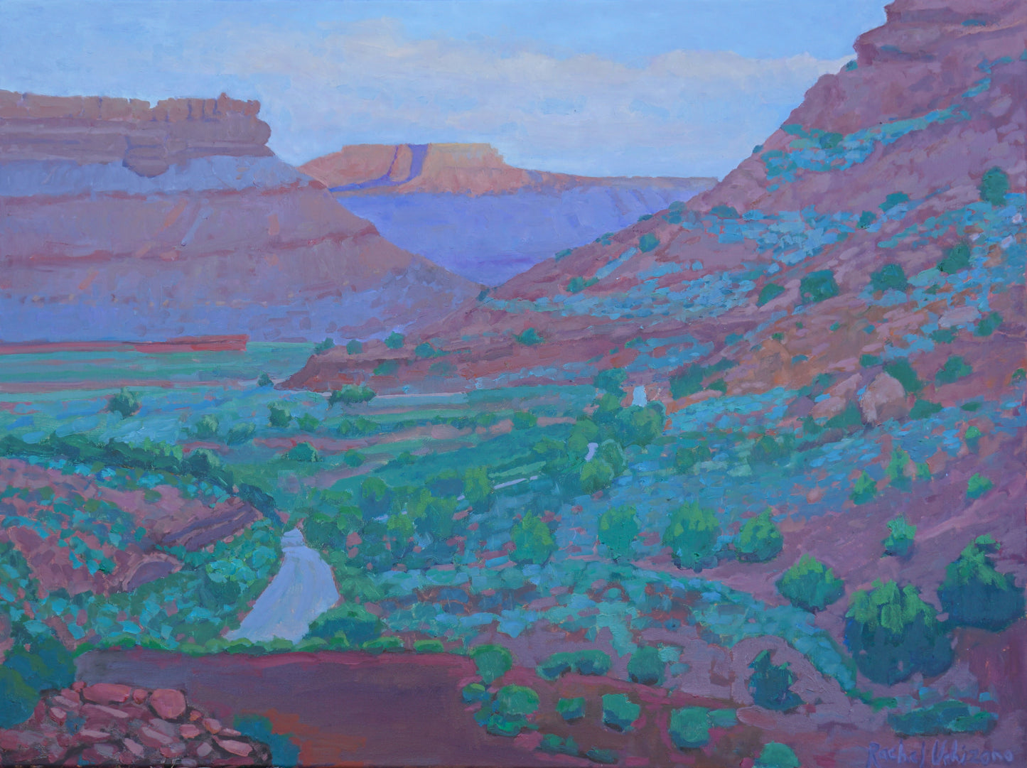 Southwest Painting By Artist Rachel Uchizono