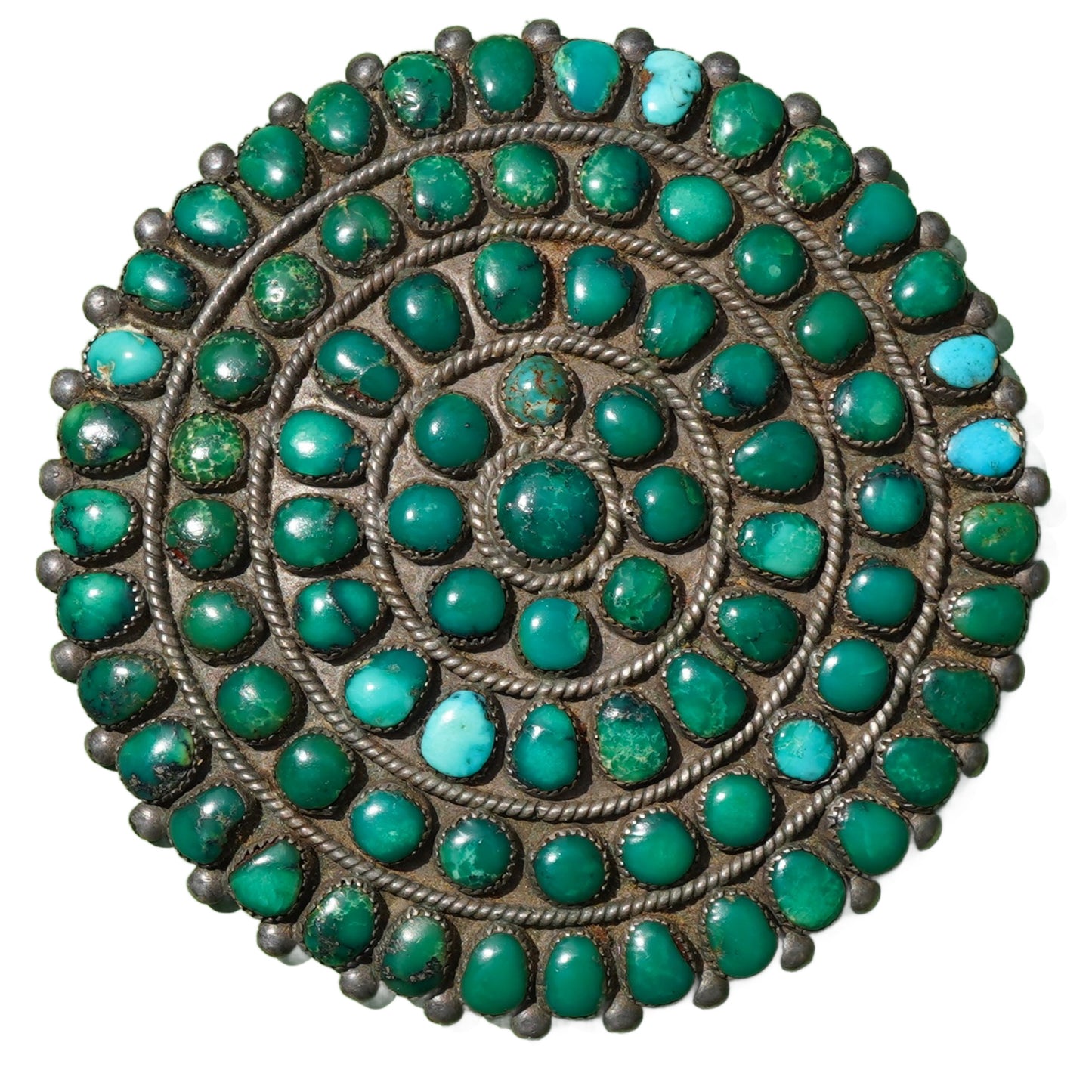 Old Cerrillos Turquoise Pin